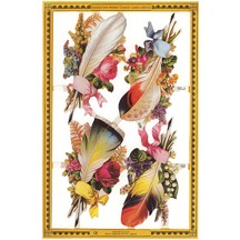 Feathers & Florals Scraps ~ England